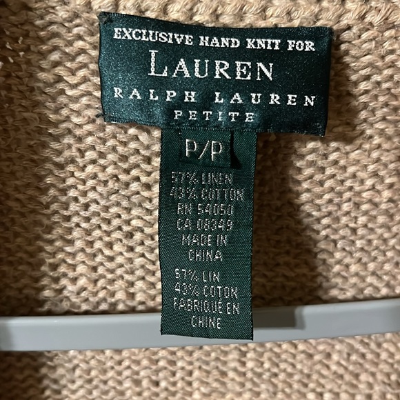 Vintage hand knit Ralph Lauren equestrian cardigan - Picture 4 of 7